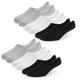 Fitness Mantra® 6 Pairs Premium Loafer/No Show Anti Slip Free Size Cotton Socks for Men's and Women's